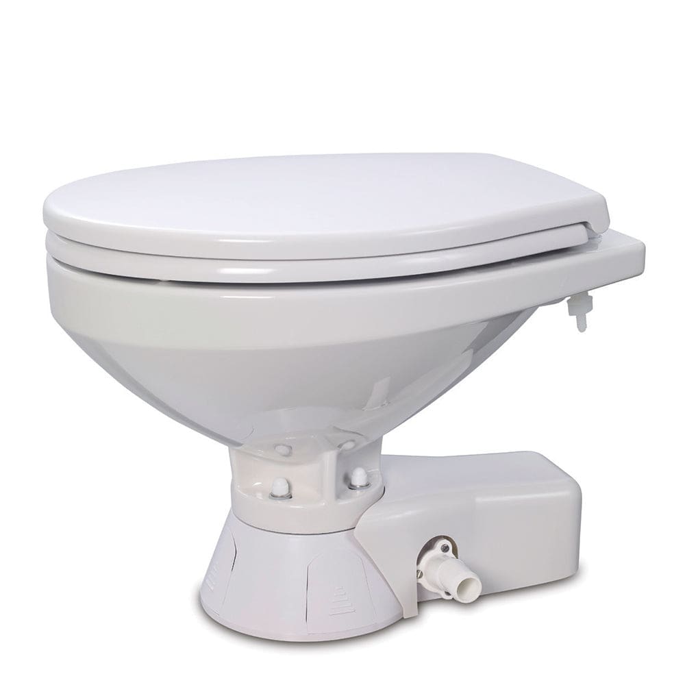 Jabsco Quiet Flush Freshwater Toilet - Compact Bowl - 24V - Marine Plumbing & Ventilation | Marine Sanitation - Jabsco