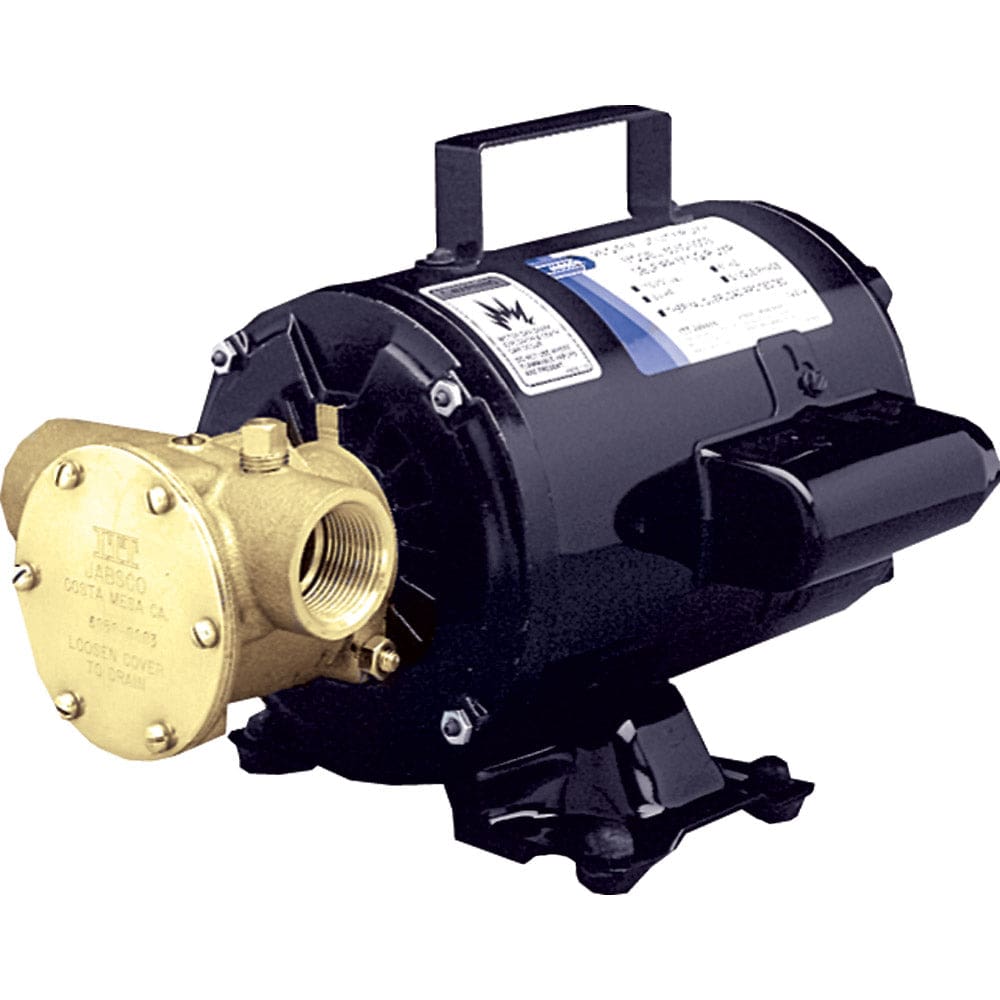 Jabsco Utility Pump w/ Open Drip Proof Motor - 115V - Marine Plumbing & Ventilation | Washdown / Pressure Pumps - Jabsco