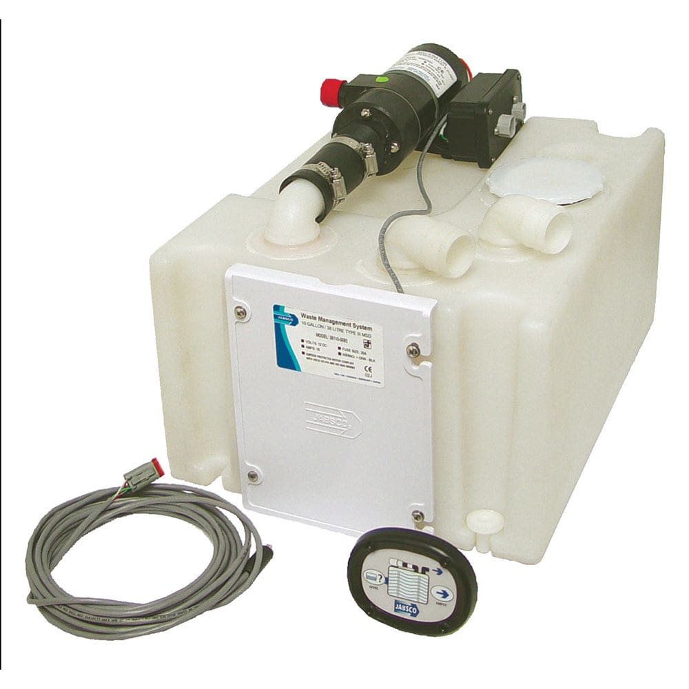 Jabsco Waste Management System w/ Holding Tank & 12V Pump - Marine Plumbing & Ventilation | Marine Sanitation - Jabsco