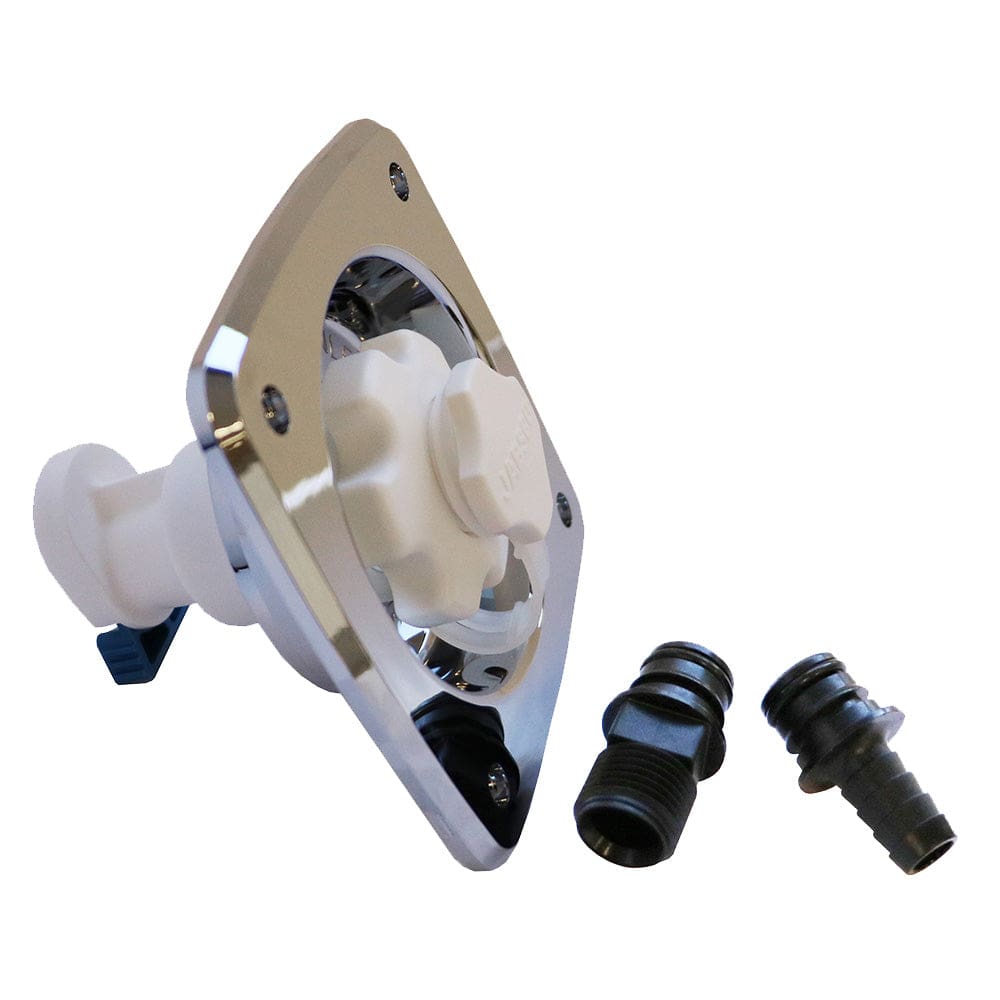 Jabsco Water Pressure Regulator - Flush Mount - Chrome - 45 psi - Marine Plumbing & Ventilation | Accessories - Jabsco