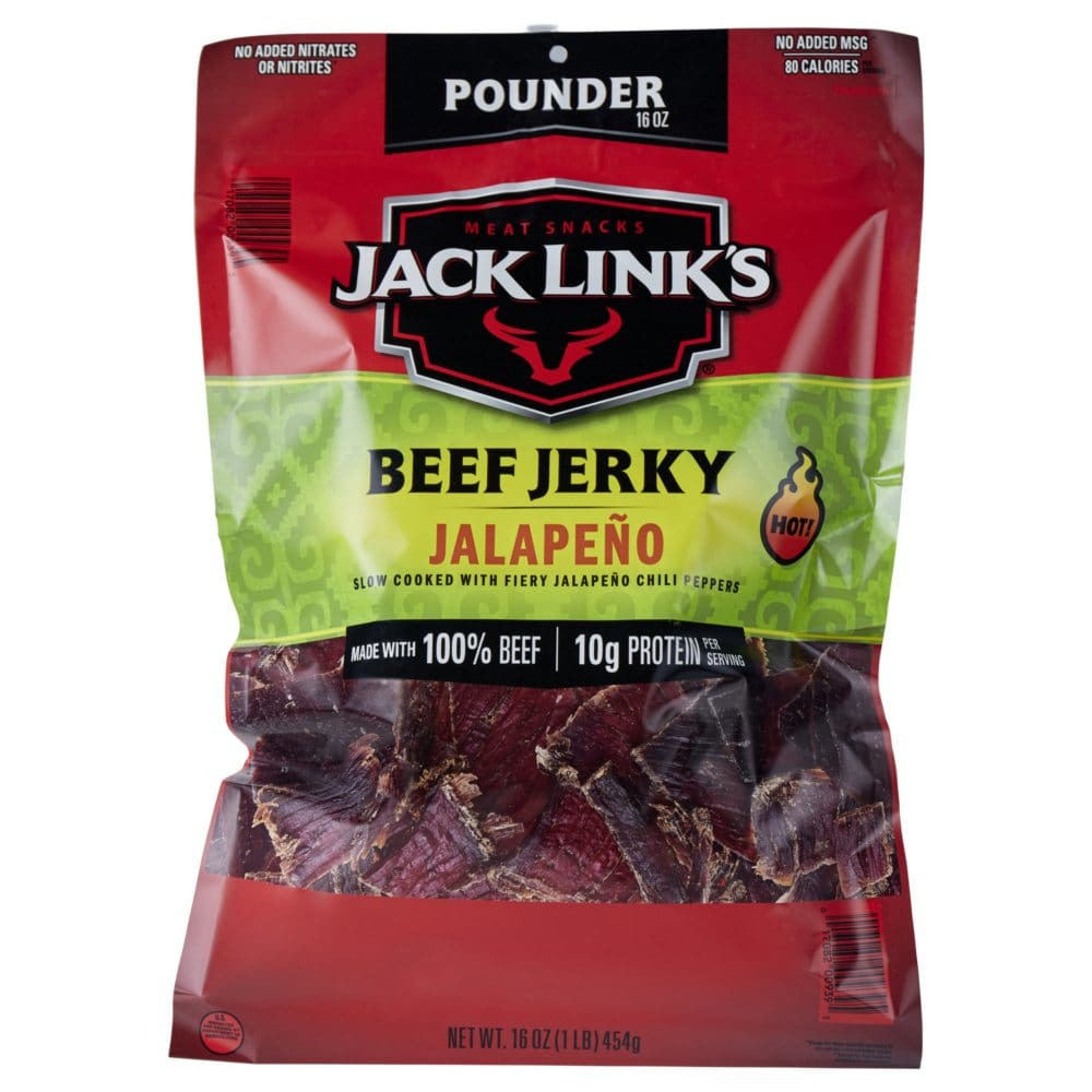 Jack Link’s Beef Jerky Jalapeno (16 oz.) - Jerky & Meat Snacks - Jack