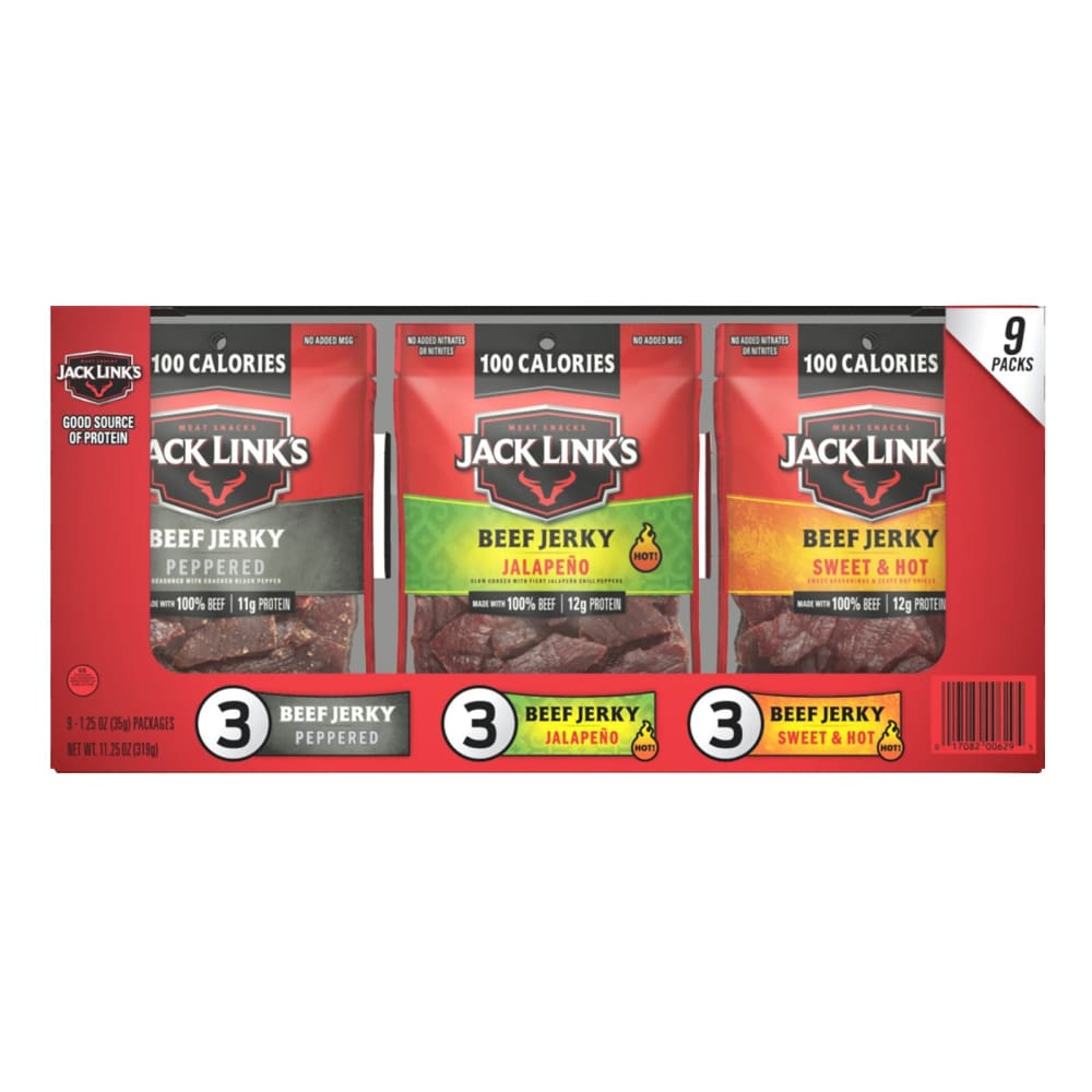 Jack Link’s Bold Flavor Beef Jerky 9 ct. - Jack