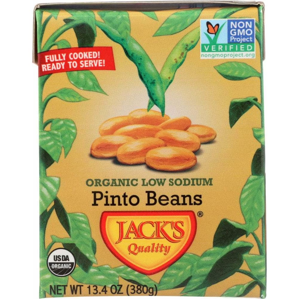 Jacks Quality Jacks Quality Organic Low Sodium Pinto Beans, 13.4 oz
