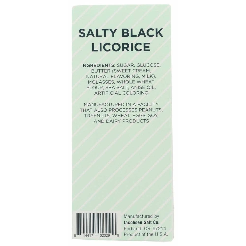 JACOBSEN SALT CO Jacobsen Salt Co Licorice Black Salty, 3 Oz