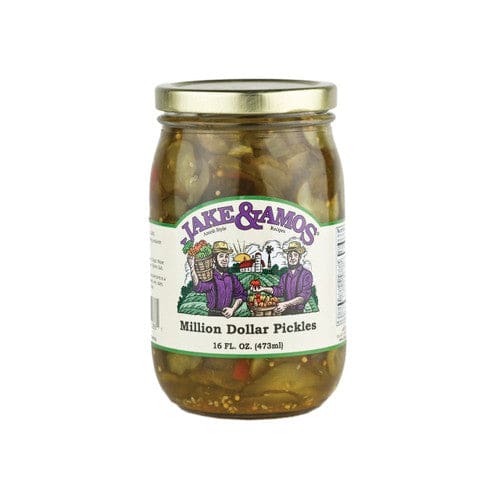 Jake & Amos J&A Million Dollar Pickles 17oz (Case of 12) - Misc/Pickled & Jarred Goods - Jake & Amos