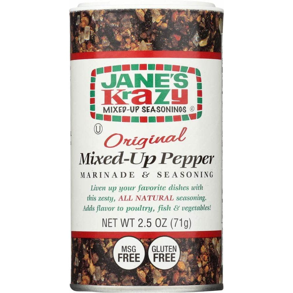 Janes Krazy Mixed-Up Seasonings Janes Pepper Krazy Mixed, 2.5 oz