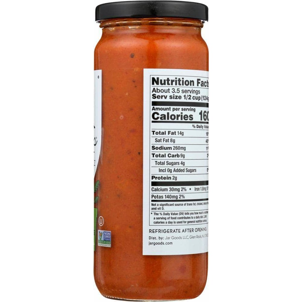 Jar Goods Jar Goods Vegan Vodka Sauce, 16 oz