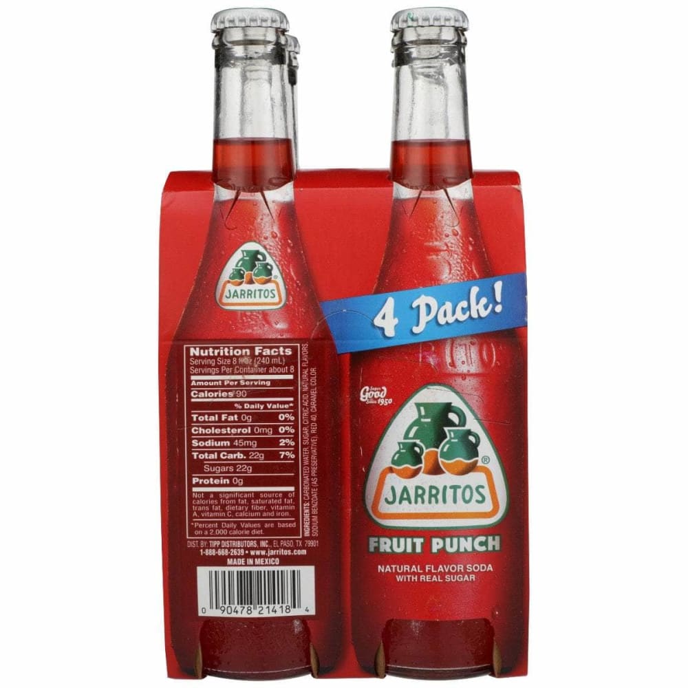 JARRITOS Jarritos Bev Fruit Punch 4Pk, 12.5 Oz