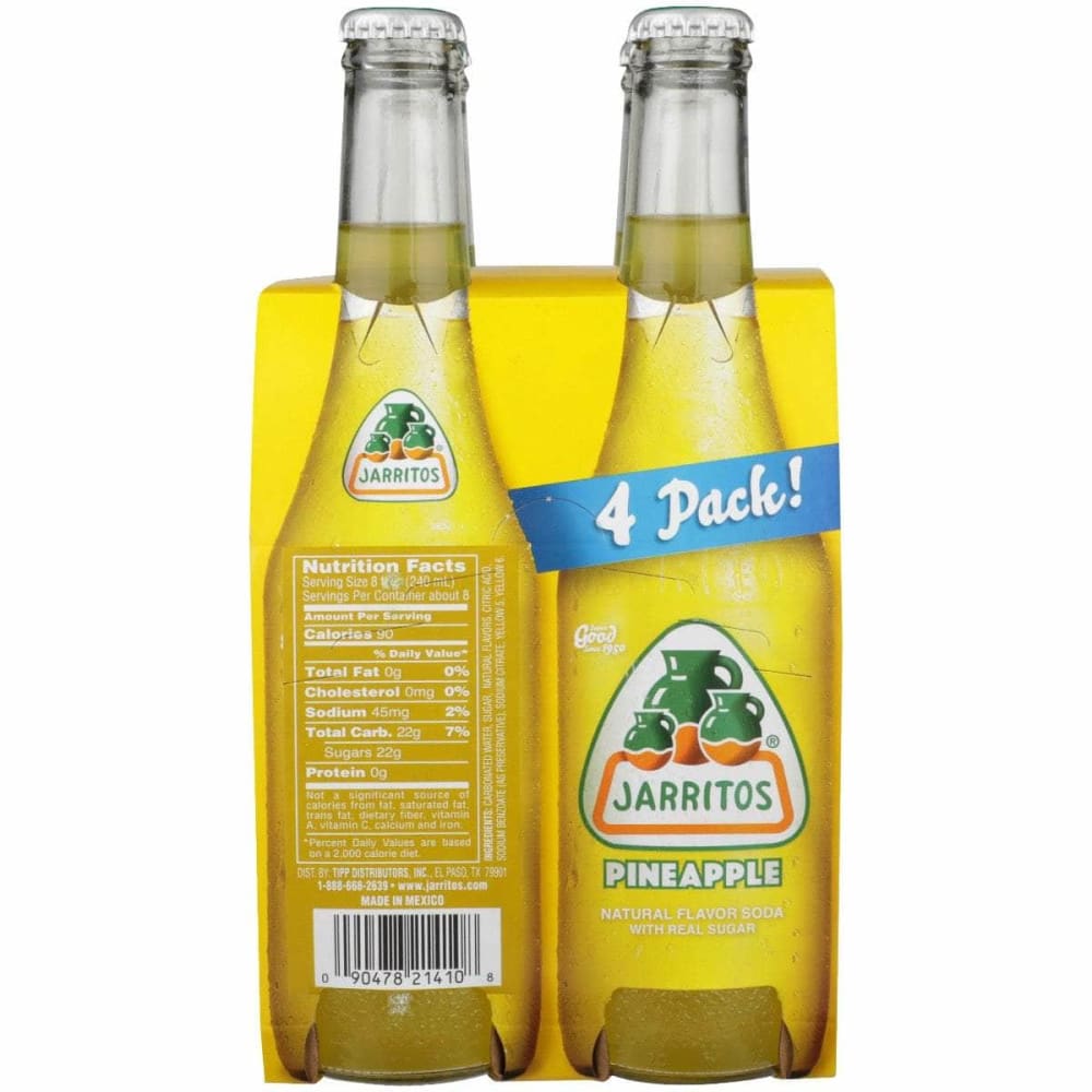 JARRITOS Jarritos Bev Pineapple 4Pk, 12.5 Oz