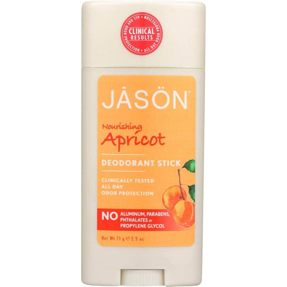 Jason Jason Deodorant Stick Nourishing Apricot, 2.5 oz