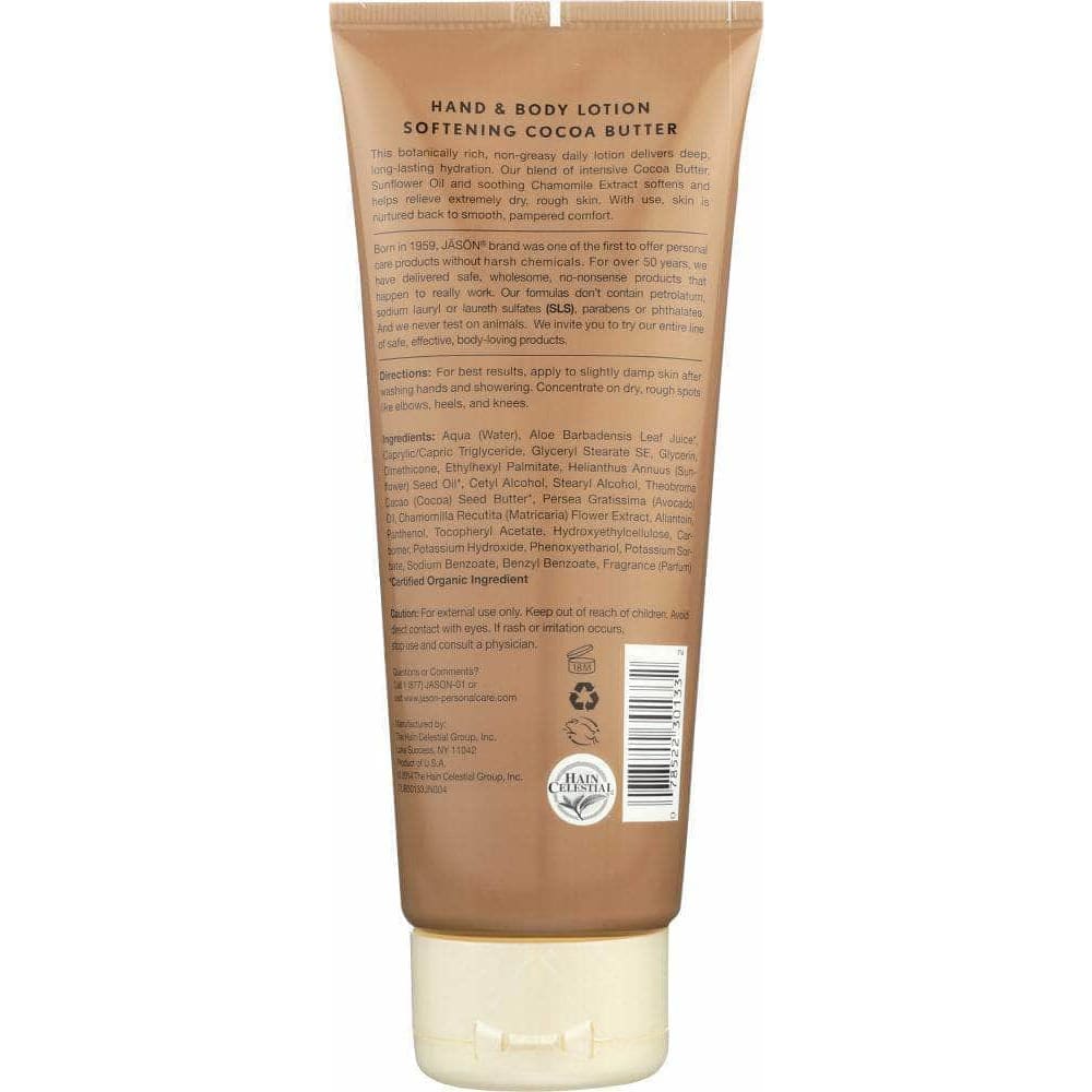 Jason Jason Hand & Body Lotion Softening Cocoa Butter, 8 oz