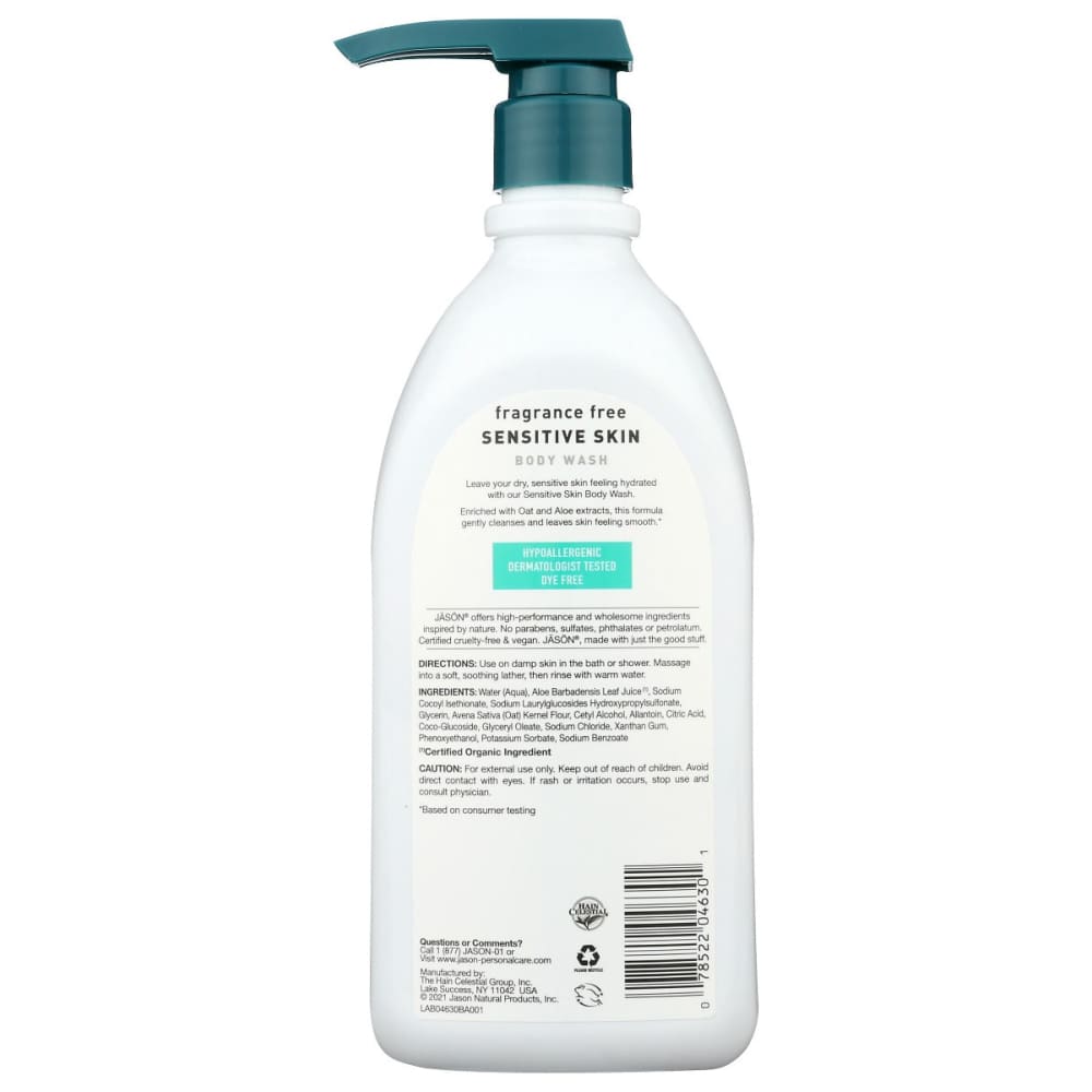 JASON: Sensitive Skin Body Wash 30 fo - Beauty & Body Care > Soap and Bath Preparations > Body Wash - JASON