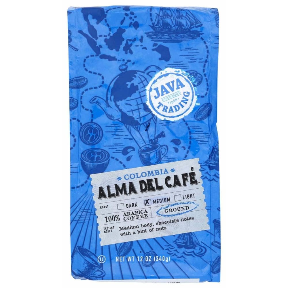 JAVA TRADING Grocery > Beverages > Coffee, Tea & Hot Cocoa JAVA TRADING: Ground Colombia Alma Del Cafe, 12 oz