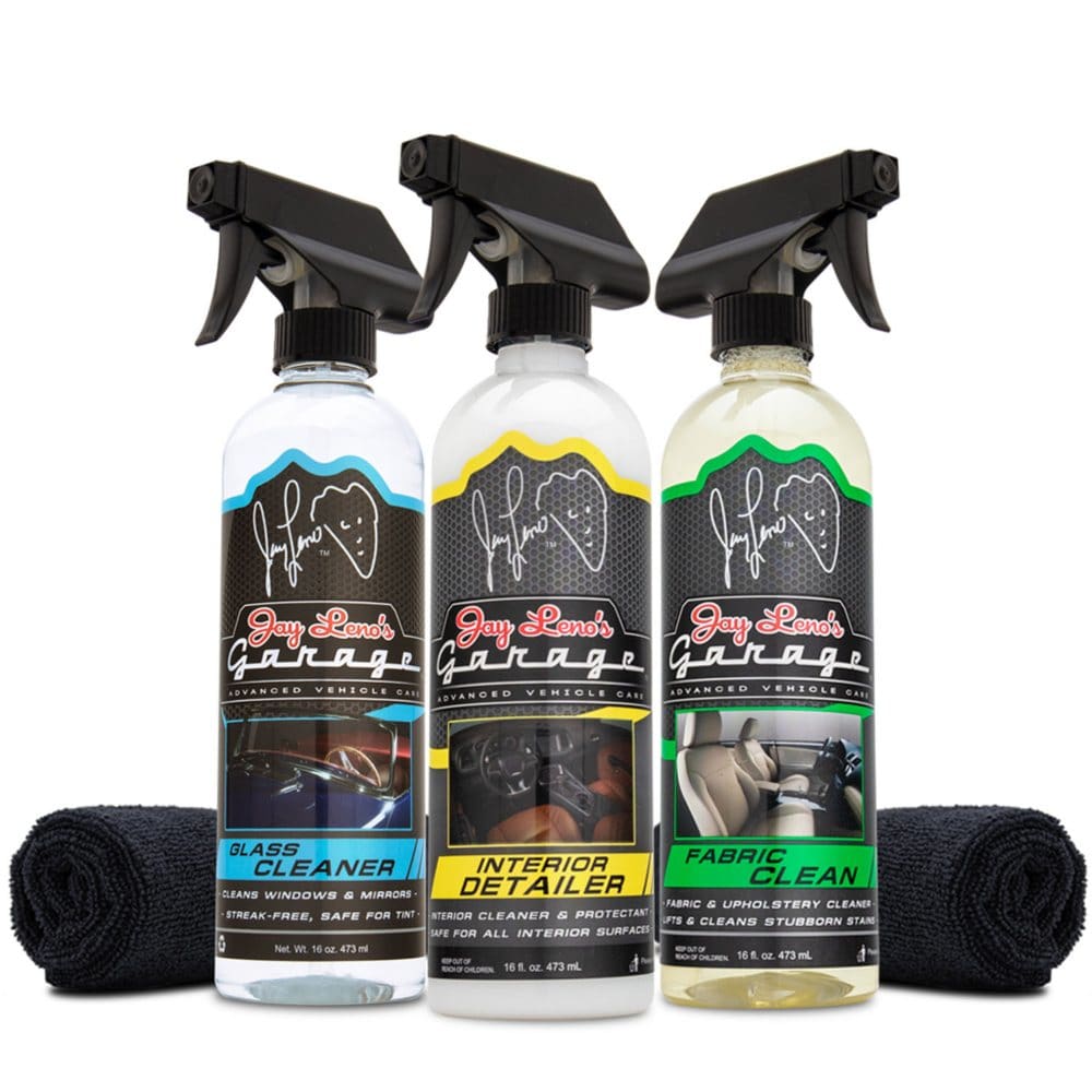 Jay Leno’s Garage Interior 5-Piece Care Bundle - Cleaning & Appearance - Jay