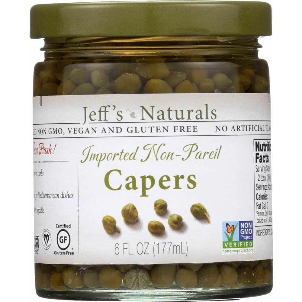 Jeffs Naturals Jeff's Naturals Imported Non Pareil Capers, 6 oz