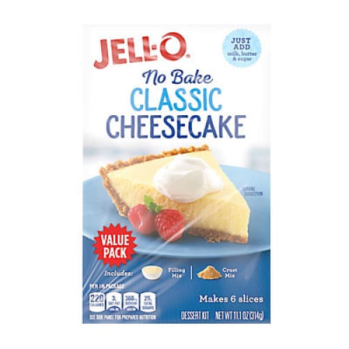 Jell-O No Bake Real Cheesecake Mix 3 pk. - Home/Grocery/Baking Ingredients/Baking Mixes/ - Jell-O