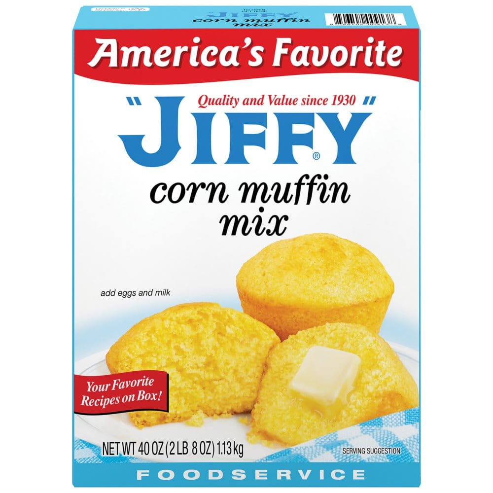 JIFFY Corn Muffin Mix (40 oz.) (Pack of 3) - Baking Staples & Mixes - JIFFY