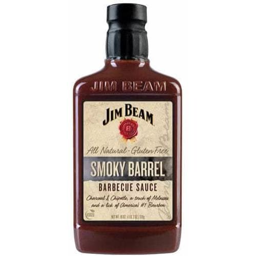 JIM BEAM Grocery > Cooking & Baking > Seasonings JIM BEAM: Sauce Bbq Smoky Barrel, 18 oz