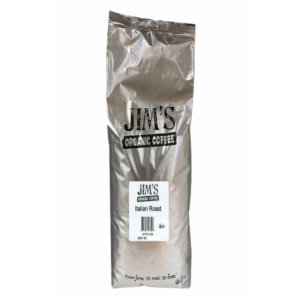 Jims Organic Coffee Jims Organic Coffee Organic Italian Roast Whole Bean Coffee, 5 lb