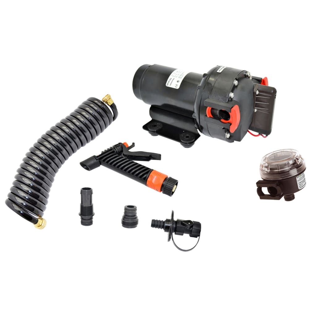 Johnson Pump 5.2 GPM Aqua Jet Washdown Pump Kit w/ Hose - 24V - Marine Plumbing & Ventilation | Washdown / Pressure Pumps - Johnson Pump