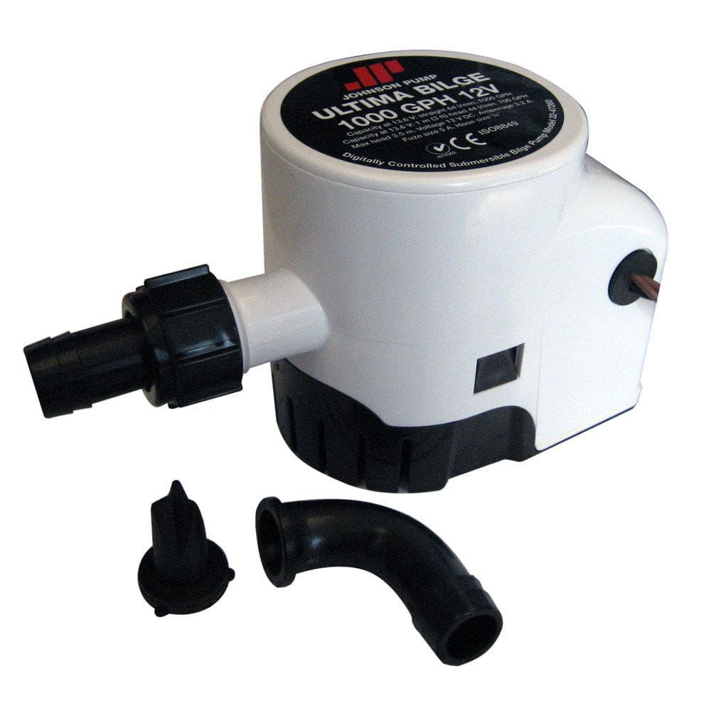 Johnson Pump Ultima Bilge 1000 GPH 3/ 4 Hose Dura Port - Marine Plumbing & Ventilation | Bilge Pumps - Johnson Pump