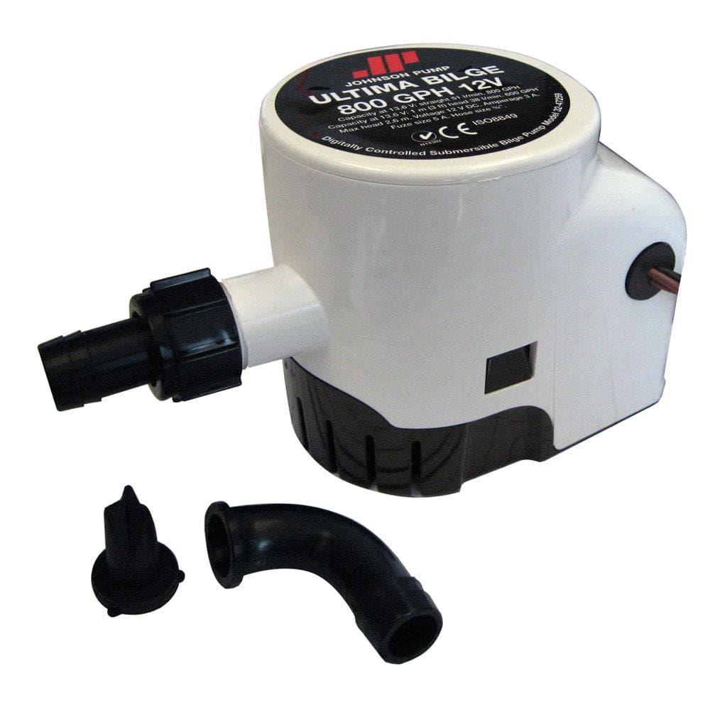 Johnson Pump Ultima Bilge 800 GPH 3/ 4 Hose Dura Ports - Marine Plumbing & Ventilation | Bilge Pumps - Johnson Pump