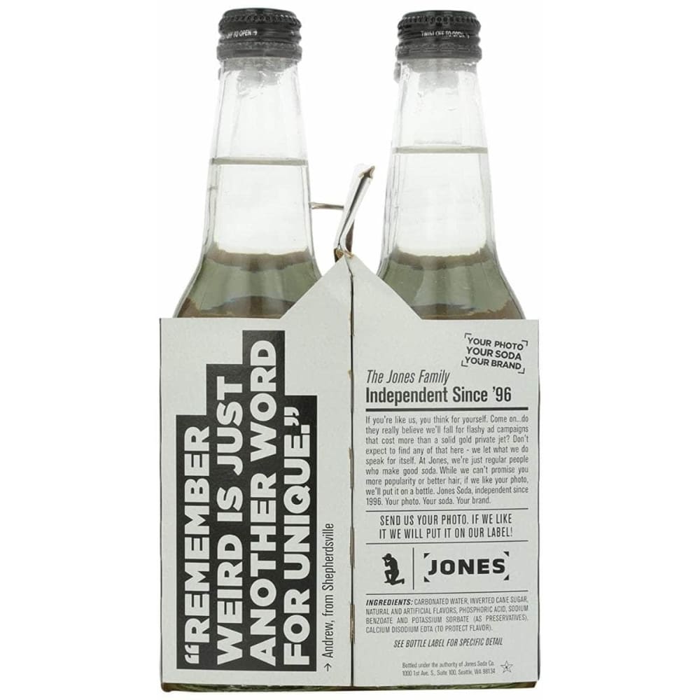 JONES Grocery > Beverages > Sodas JONES: Cream Soda 4pk, 48 fo