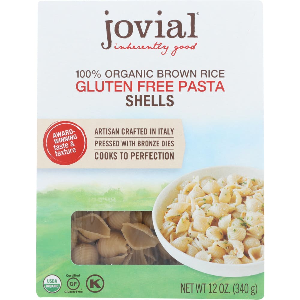 JOVIAL: PASTA BRWNRCE ORG SHELLS (12.000 OZ) (Pack of 5) - JOVIAL