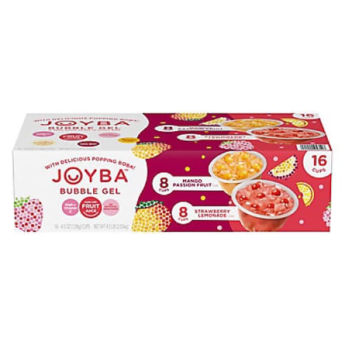 Joyba Bubble Gel Cups Variety Pack 16 pk./4.5 oz. - Home/Grocery/Pantry/Canned Fruit & Pouches/ - Joyba