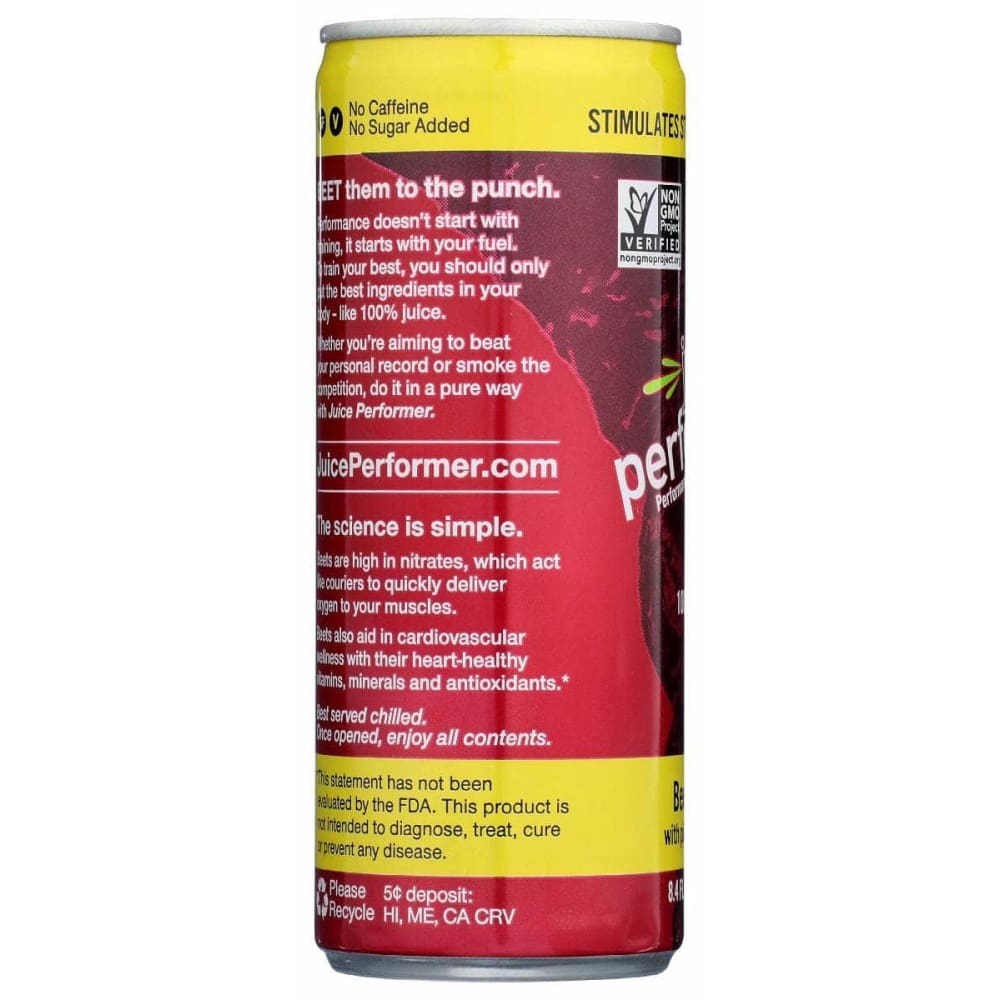 JUICE PERFORMER Grocery > Beverages > Juices JUICE PERFORMER: Beet Juice with Pineapple Juice, 8.4 fo