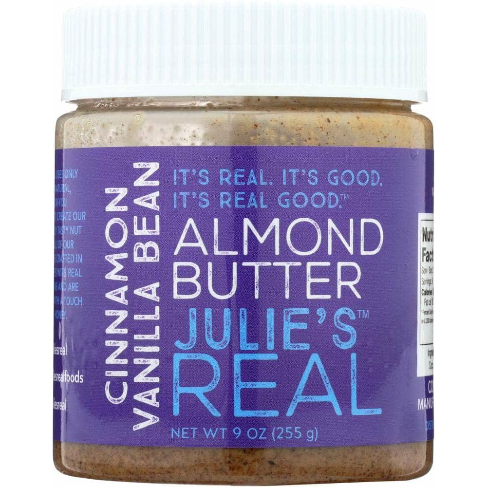 Julies Real Julies Real Cinnamon Vanilla Almond Butter, 9 oz