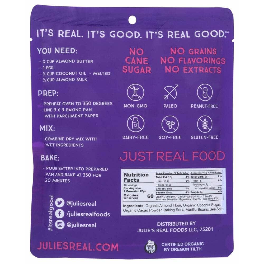 JULIES REAL Grocery > Cooking & Baking > Baking Ingredients JULIES REAL: Dark Chocolate Brownie Mix, 7 oz