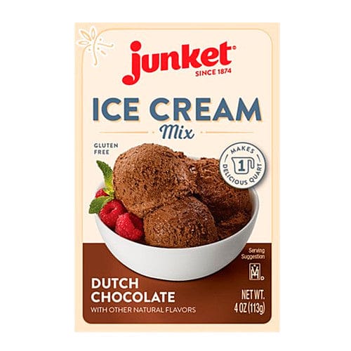 Junket Chocolate Ice Cream Mix 4oz (Case of 12) - Baking/Mixes - Junket