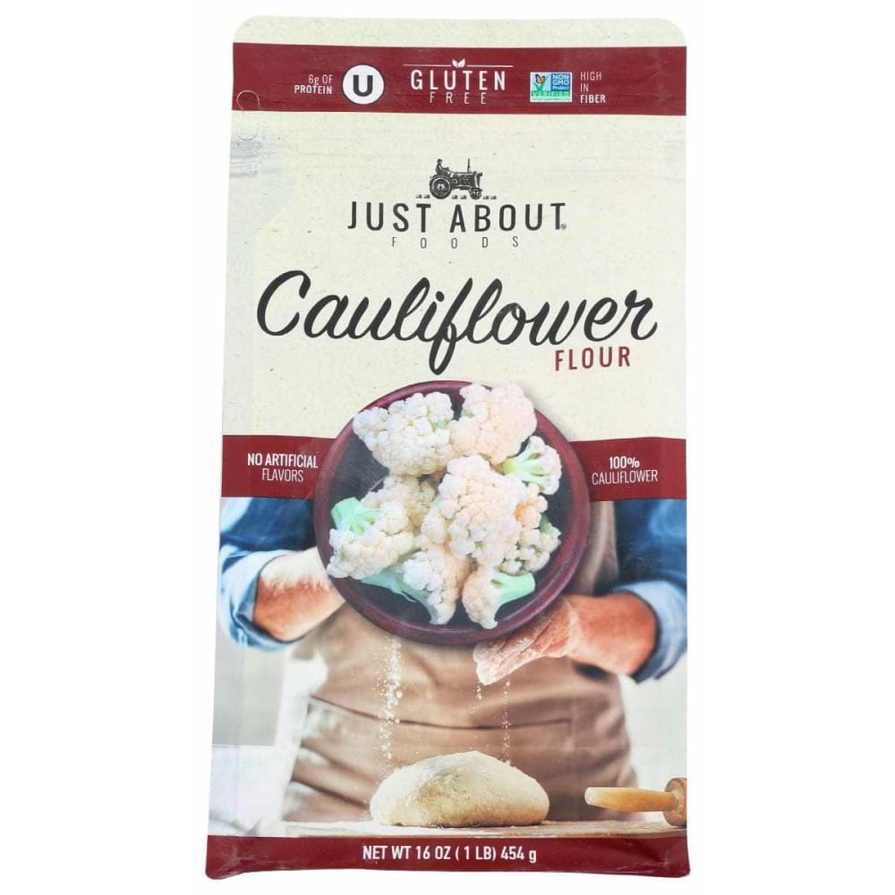 JUST ABOUT FOODS Grocery > Cooking & Baking > Flours JUST ABOUT FOODS: Cauliflower Flour, 1 lb