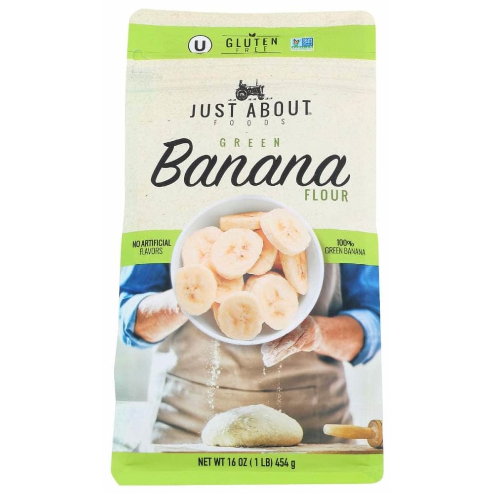 JUST ABOUT FOODS Grocery > Cooking & Baking > Flours JUST ABOUT FOODS: Organic Green Banana Flour, 1 lb