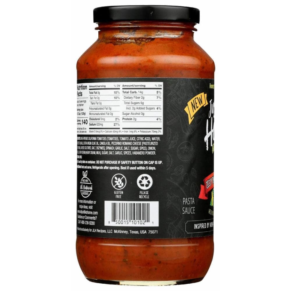 JUST LIKE HOME Just Like Home Sauce Zst Tom Bas Cheese, 25 Oz