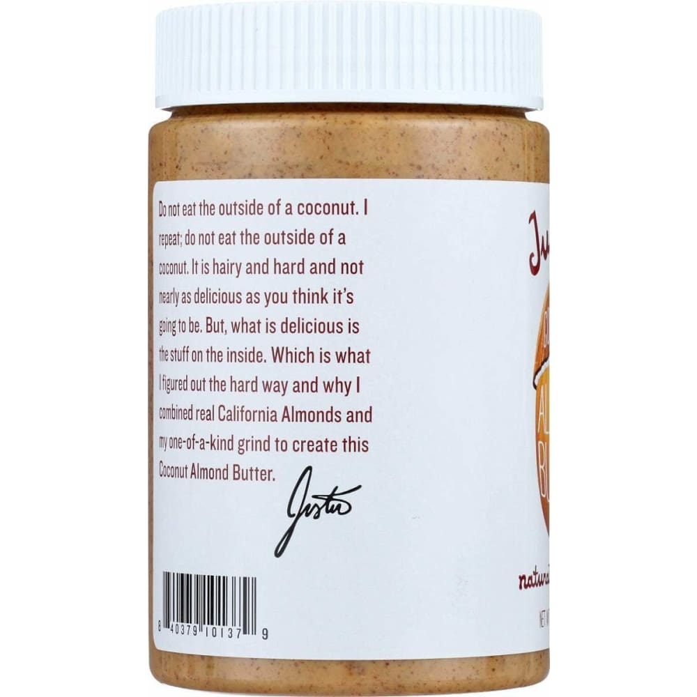 JUSTINS Justins Nut Butter Ccnt Almnd Jar, 16 Oz