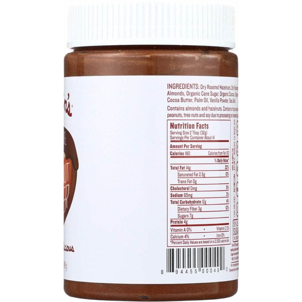 Justins Justin'S Natural Hazelnut Butter Chocolate, 16 oz