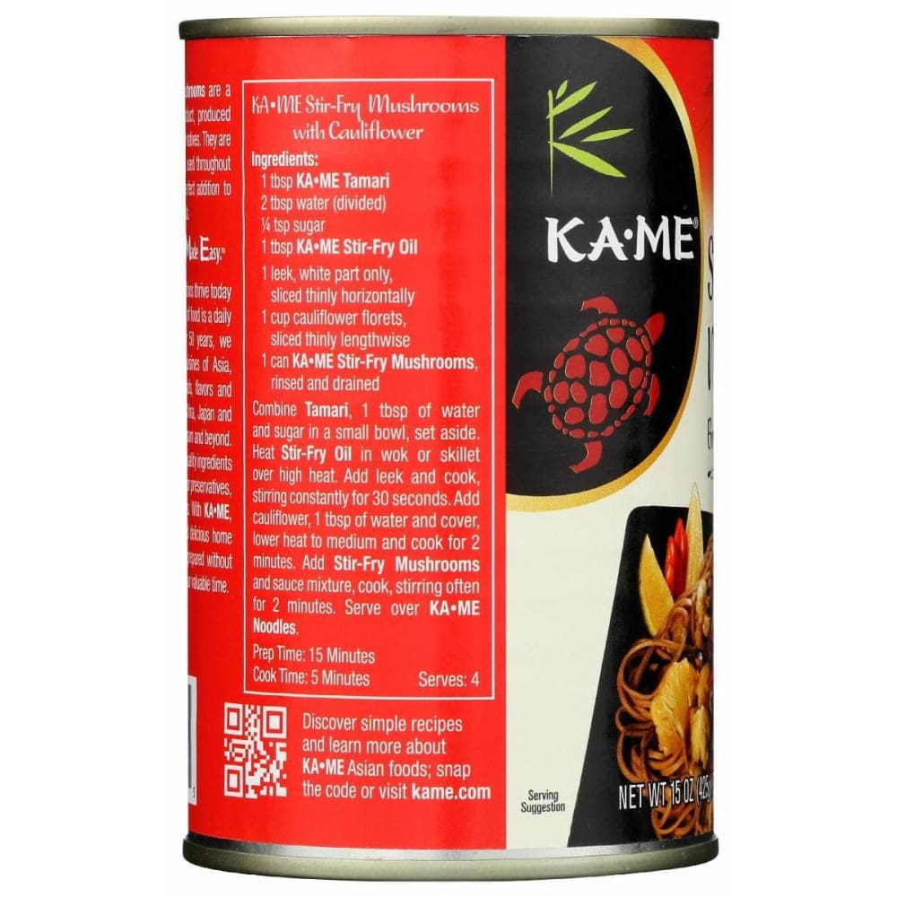 KA ME Ka Me Stir Fry Mushrooms, 15 Oz