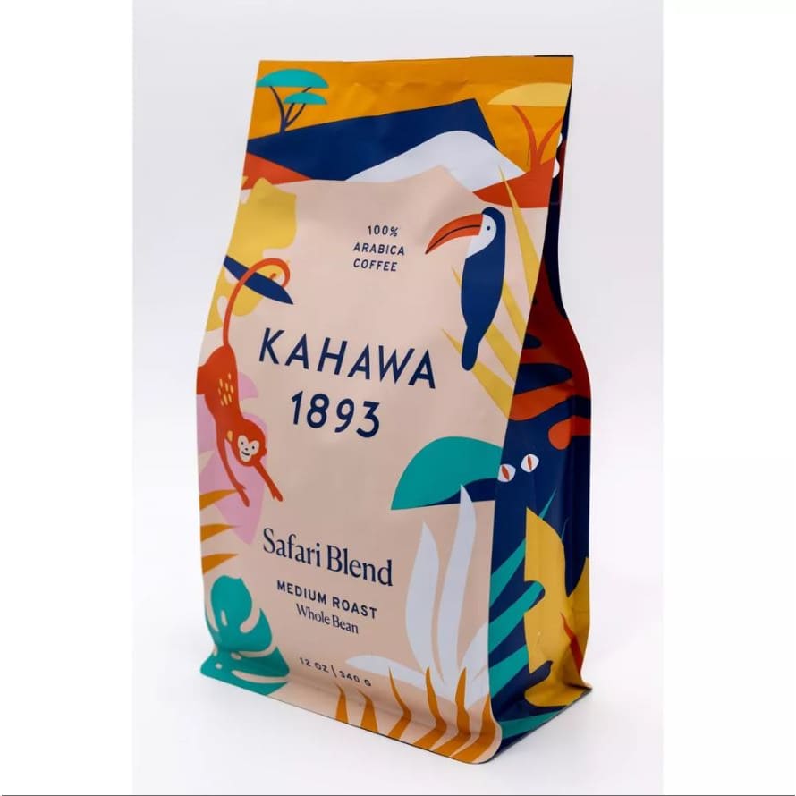 KAHAWA 1893 COFFEE: Safari Blend Wb Medium Roast Coffee 12 oz - Grocery > Beverages > Coffee Tea & Hot Cocoa - KAHAWA 1893 COFFEE