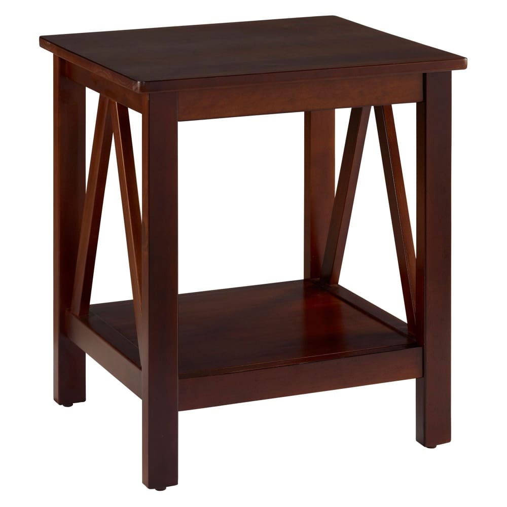 Kanan End Table - Antique Tobacco - Linon