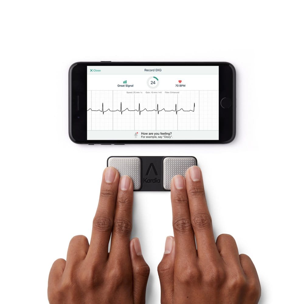 KardiaMobile 1-Lead Personal EKG Monitor + 6 Months of KardiaCare Heart Health Membership - Smart Health - ShelHealth