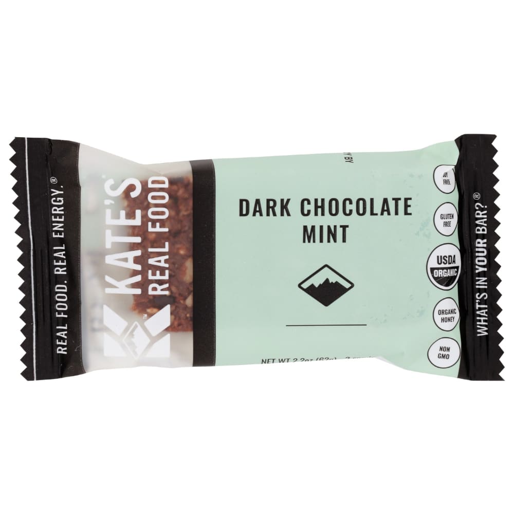 KATES REAL FOOD: Bar Enrgy Dk Choc Mint 2.2 OZ (Pack of 5) - Bars Granola & Snack - KATES REAL FOOD