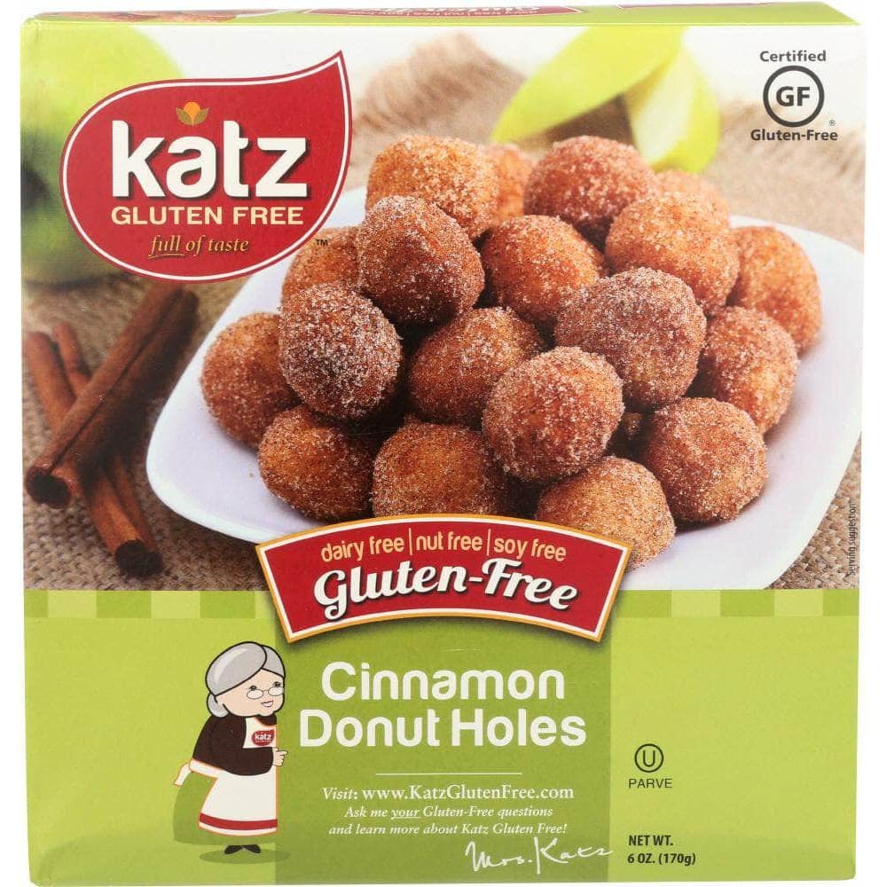 Katz Katz Gluten Free Cinnamon Donut Holes, 6 oz