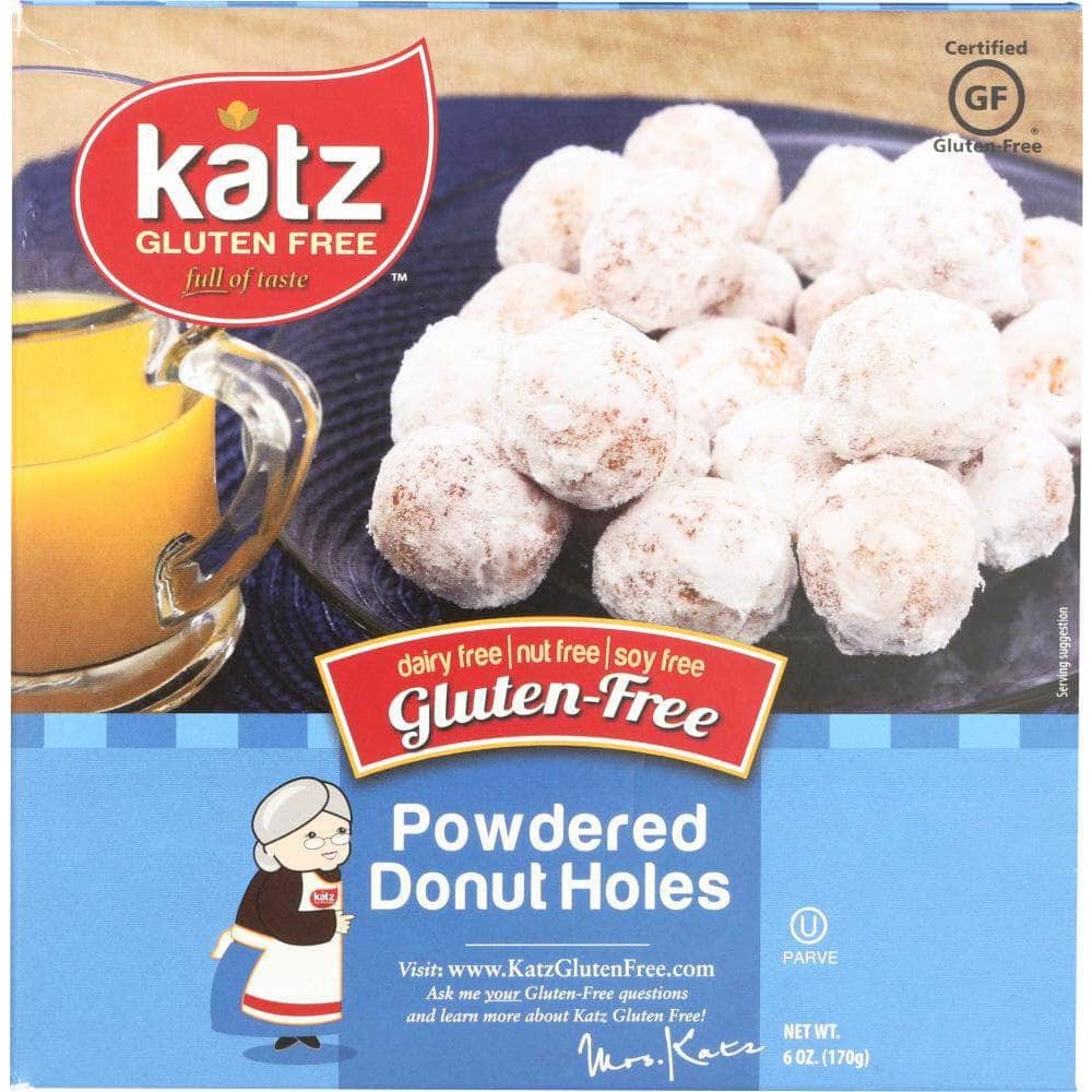 Katz Katz Gluten Free Powdered Donut Holes, 6 oz