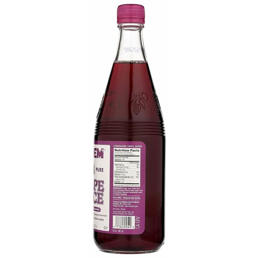 KEDEM Grocery > Beverages > Juices KEDEM: Juice Concord Lite Grape, 22 oz