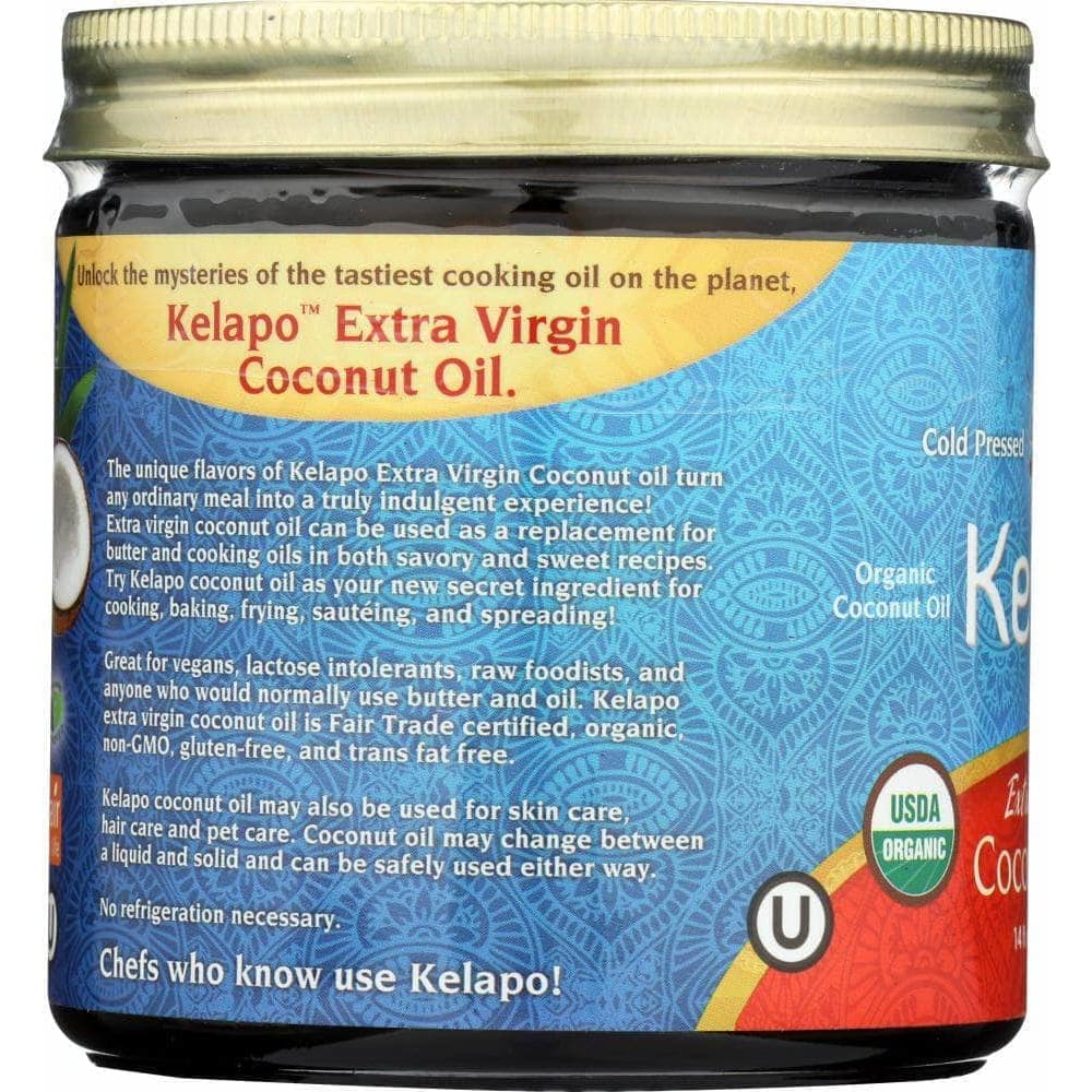 Kelapo Kelapo Organic Extra Virgin Fair Trade Coconut Oil, 14 oz