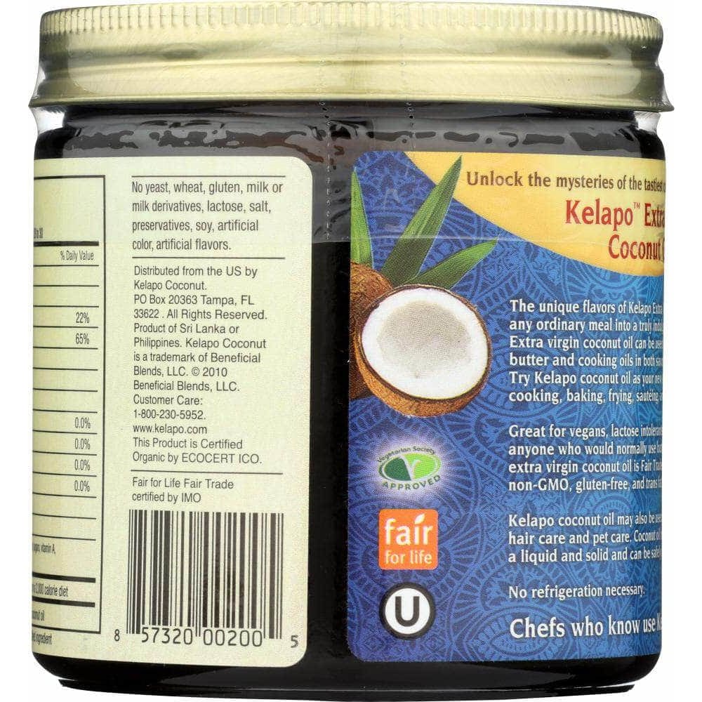 Kelapo Kelapo Organic Extra Virgin Fair Trade Coconut Oil, 14 oz