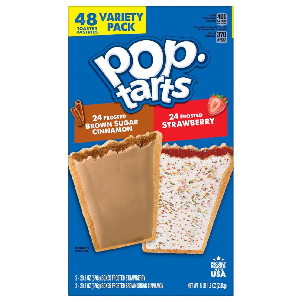 Kellogg’s Pop Tarts Strawberry and Brown Sugar Variety Pack 48 ct. - Kellogg’s