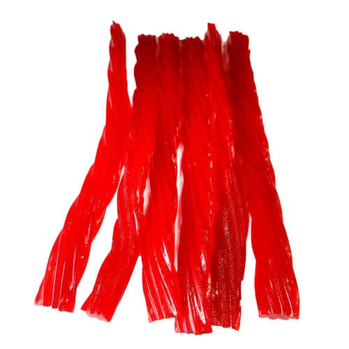 Kenny’s Jumbo Licorice Twists Cherry 8oz (Case of 12) - Candy/Wrapped Candy - Kenny’s